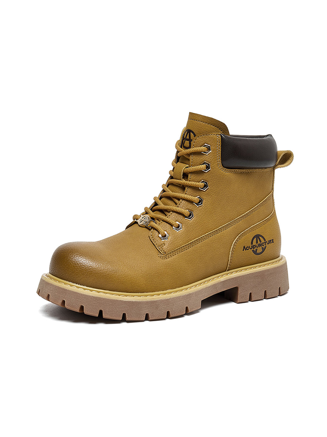 Zip-Front Lug-Sole Ankle Boots - View 14