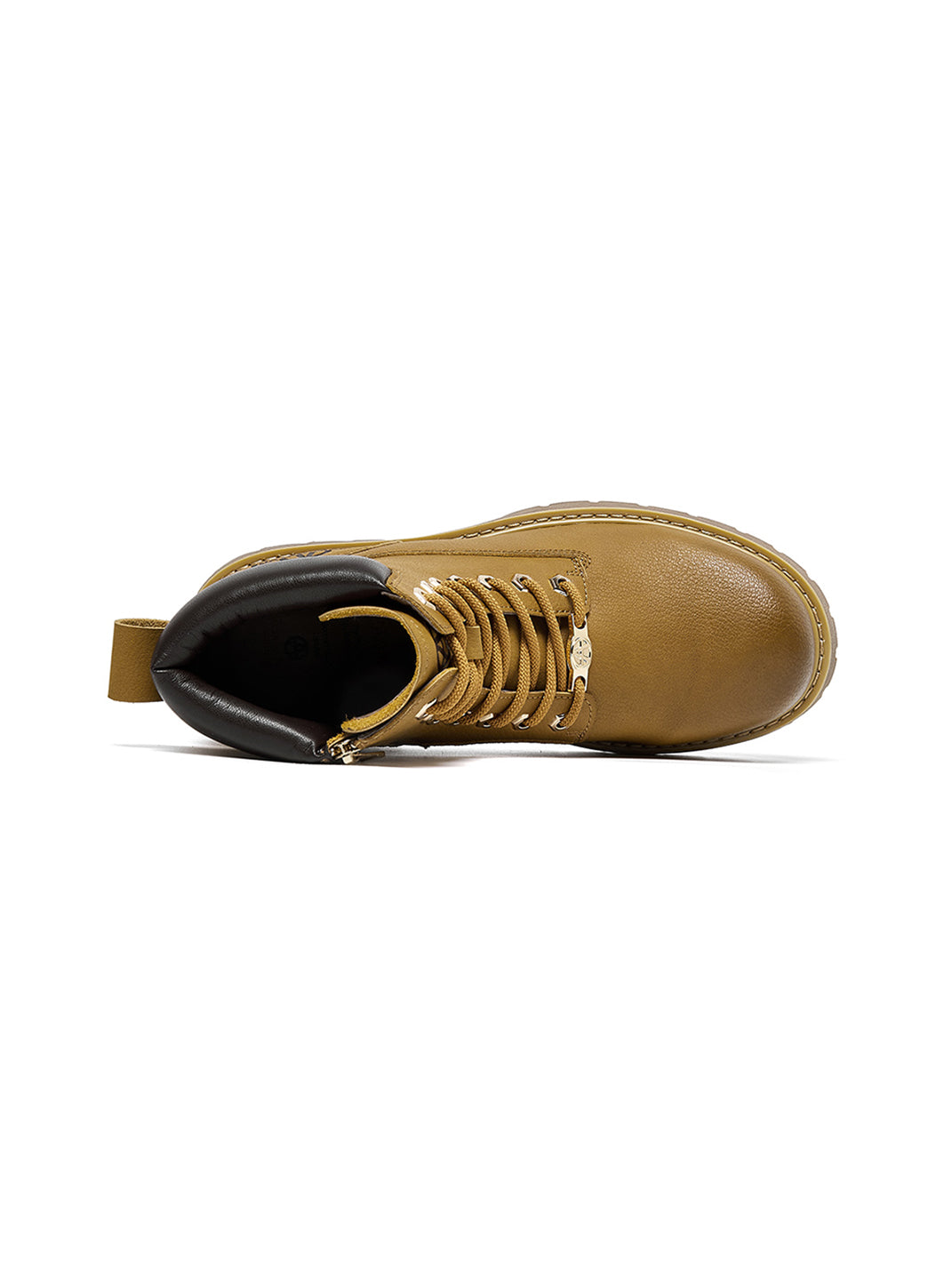 Zip-Front Lug-Sole Ankle Boots - View 16
