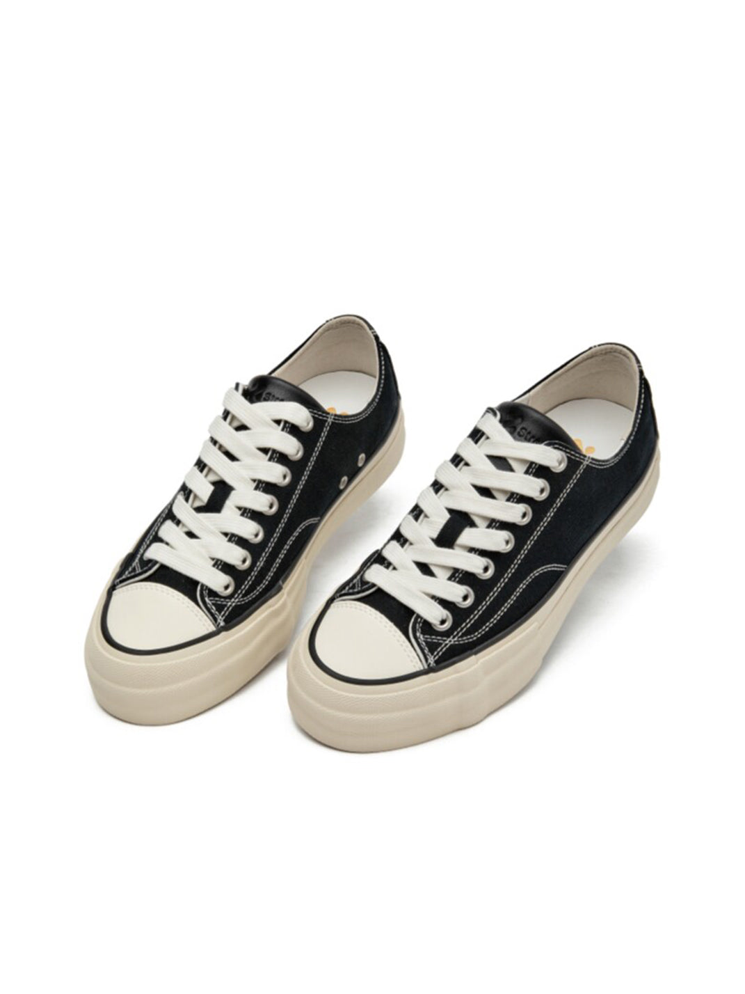 Cork-Midsole Platform Canvas Sneakers - View 7