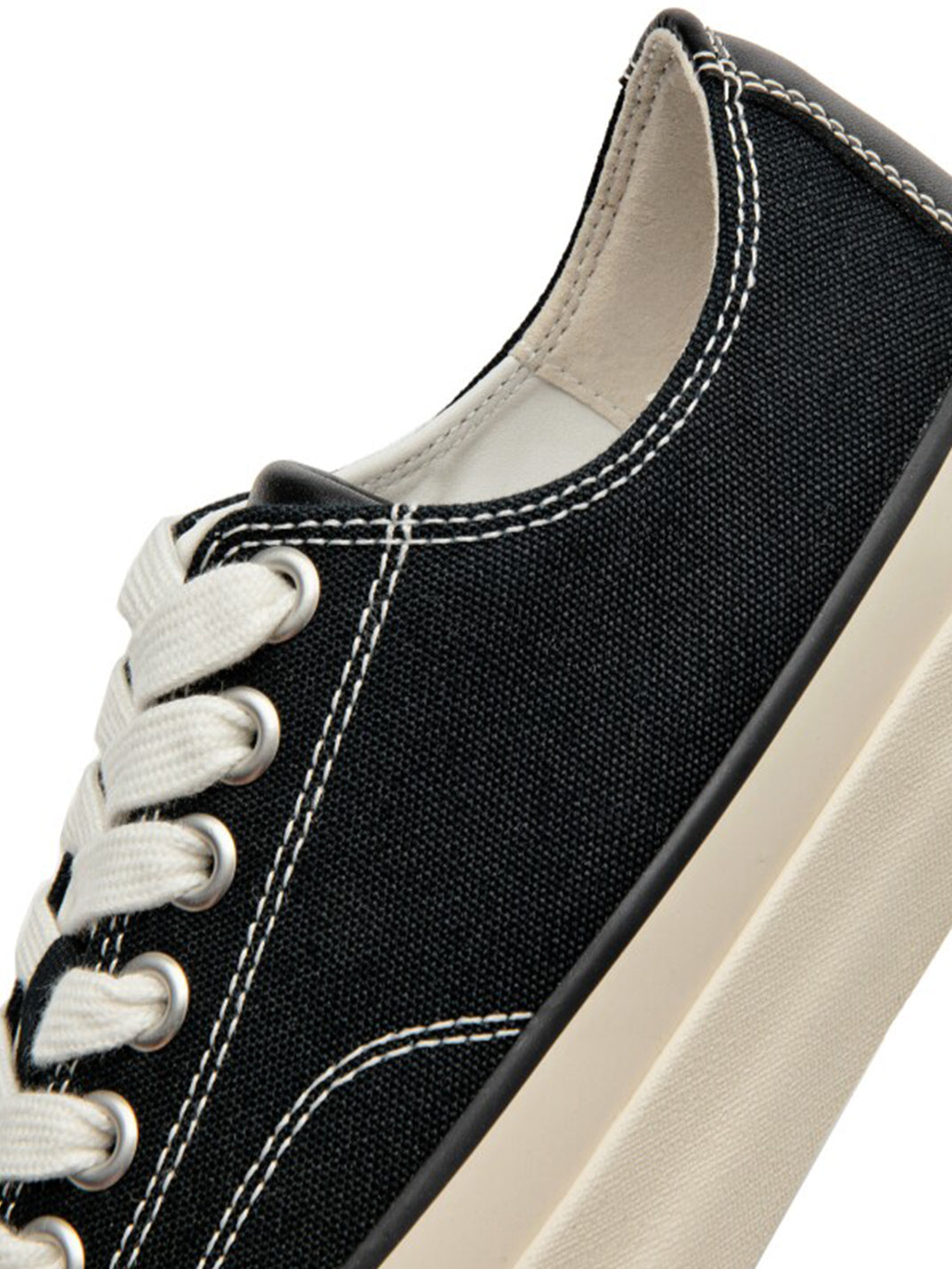 Cork-Midsole Platform Canvas Sneakers - View 13