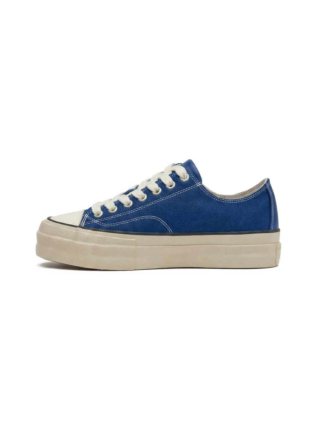 Cork-Midsole Platform Canvas Sneakers - View 24