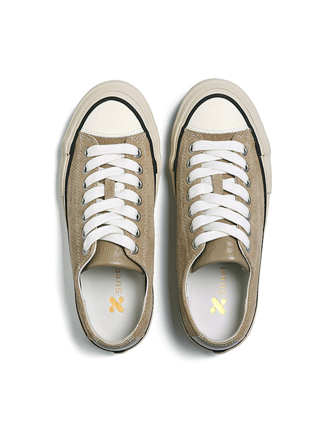 Cork-Midsole Platform Canvas Sneakers - View 45