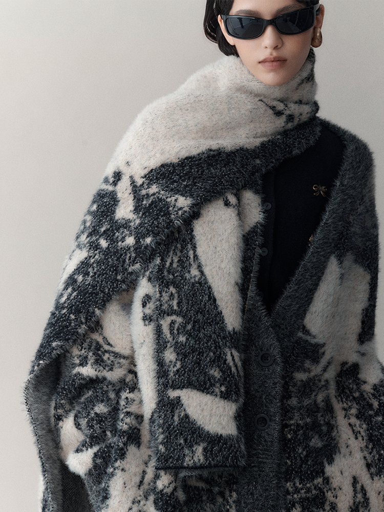 Elegant Wool Blend Scarf - chiclara