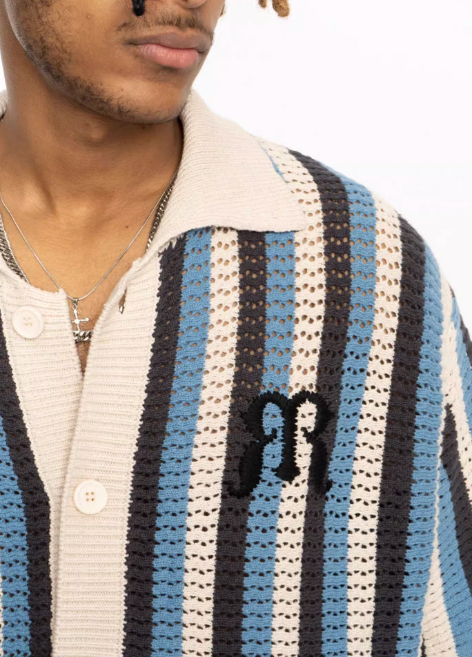 Casual Striped Woven Shirt - chiclara