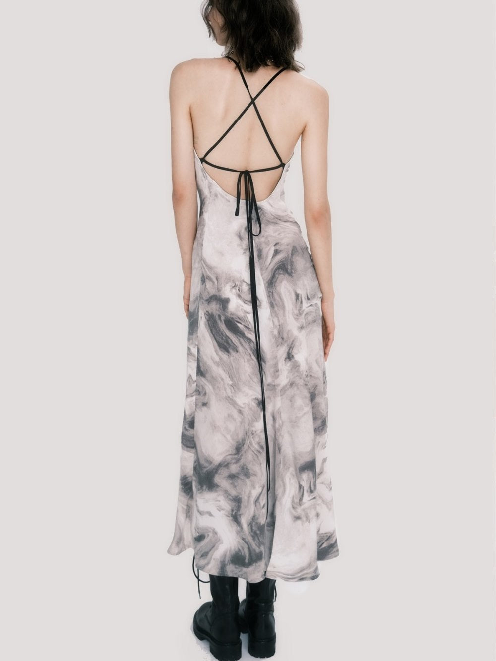 Marble Mystique Slip Dress - chiclara