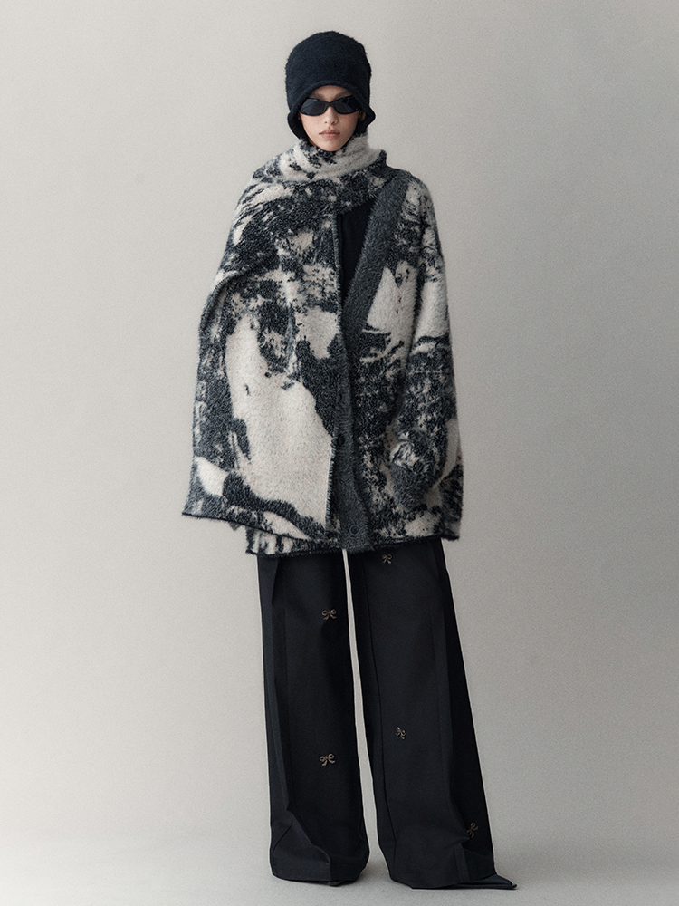 Elegant Wool Blend Scarf - chiclara