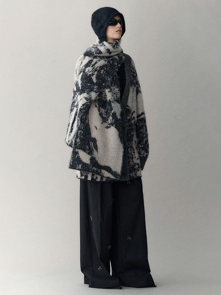 Elegant Wool Blend Scarf - chiclara
