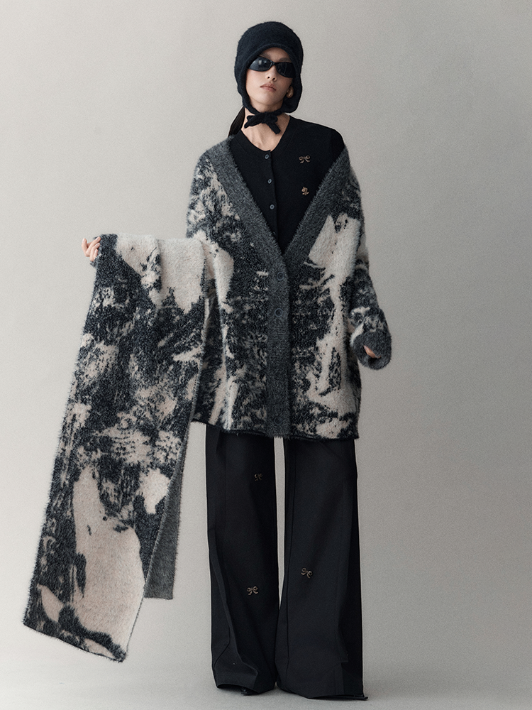 Elegant Wool Blend Scarf - chiclara