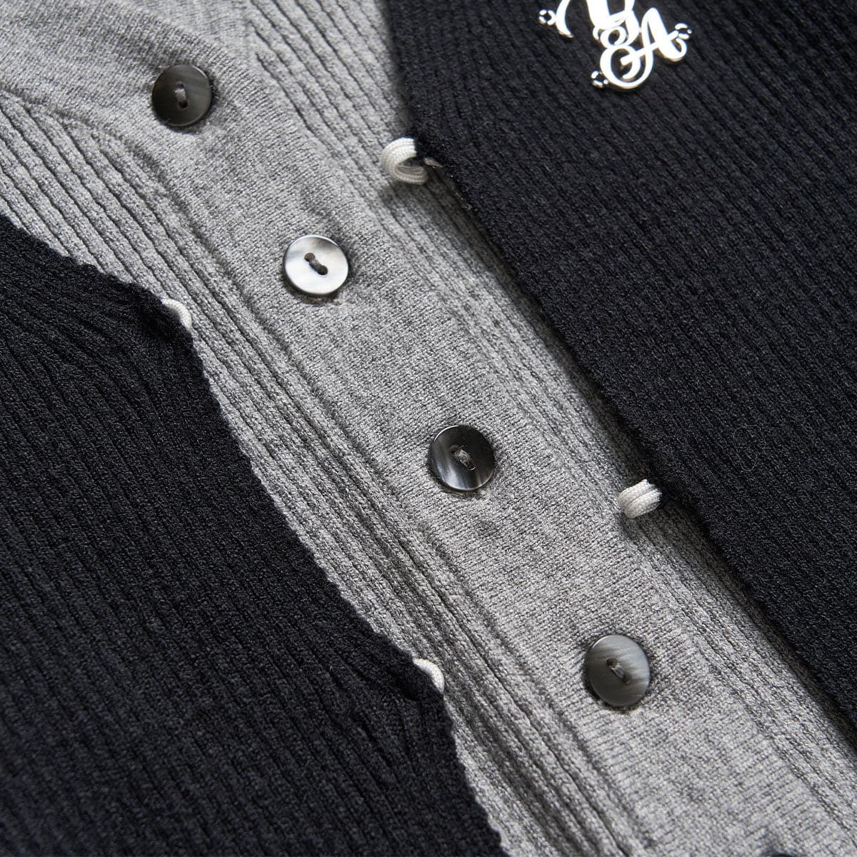 Elegant Black Knit Long Cardigan With Hollow Out Design - chiclara