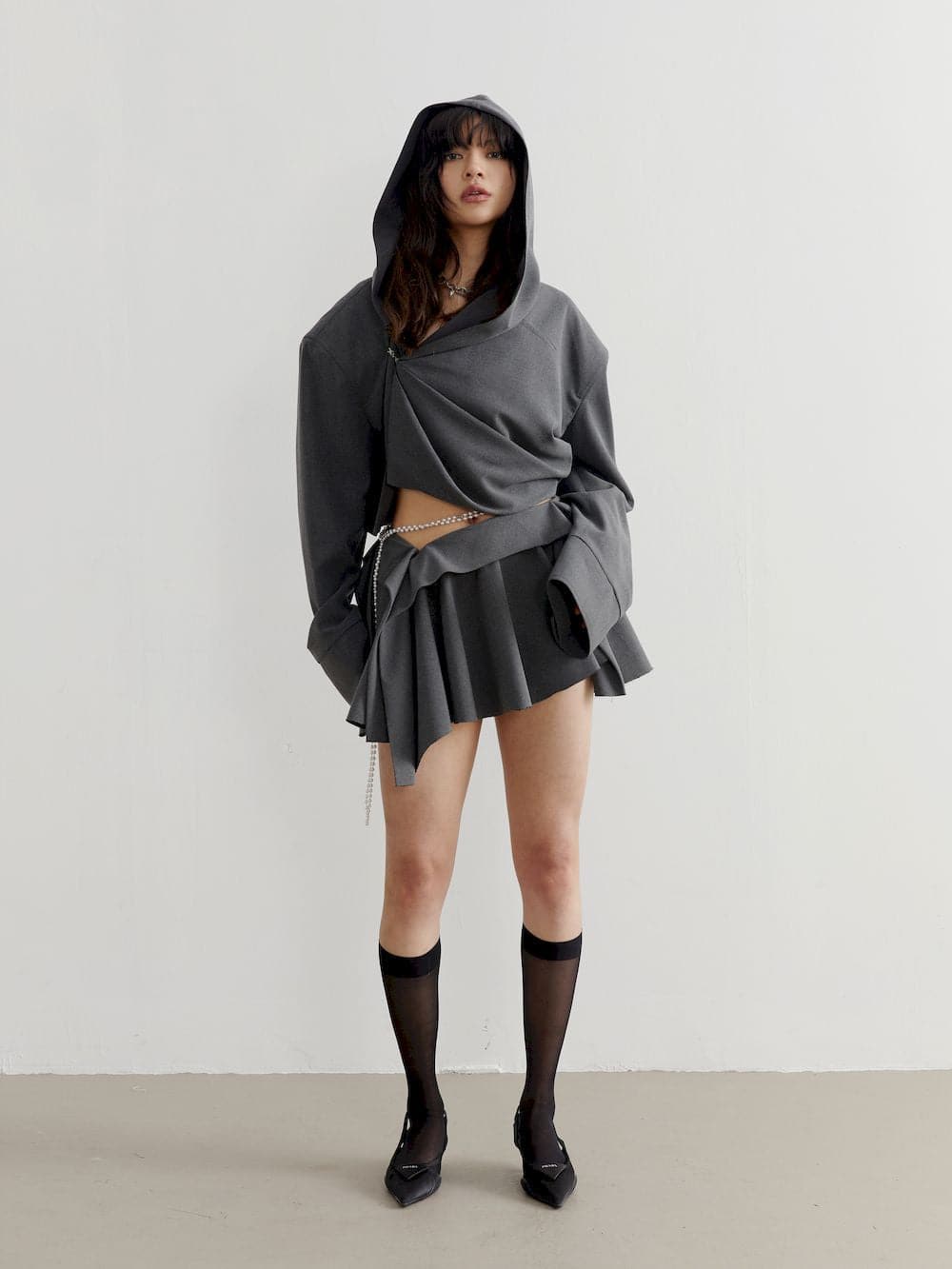 Elevate Hoodie: Stylish Loose Cropped Tops - chiclara