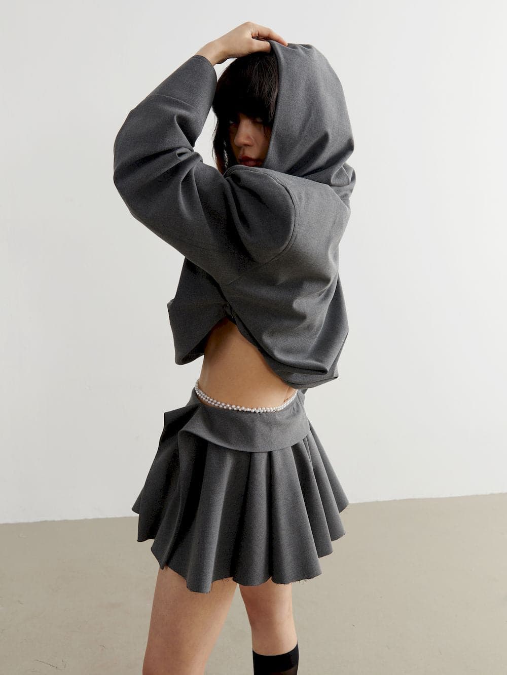Elevate Hoodie: Stylish Loose Cropped Tops - chiclara