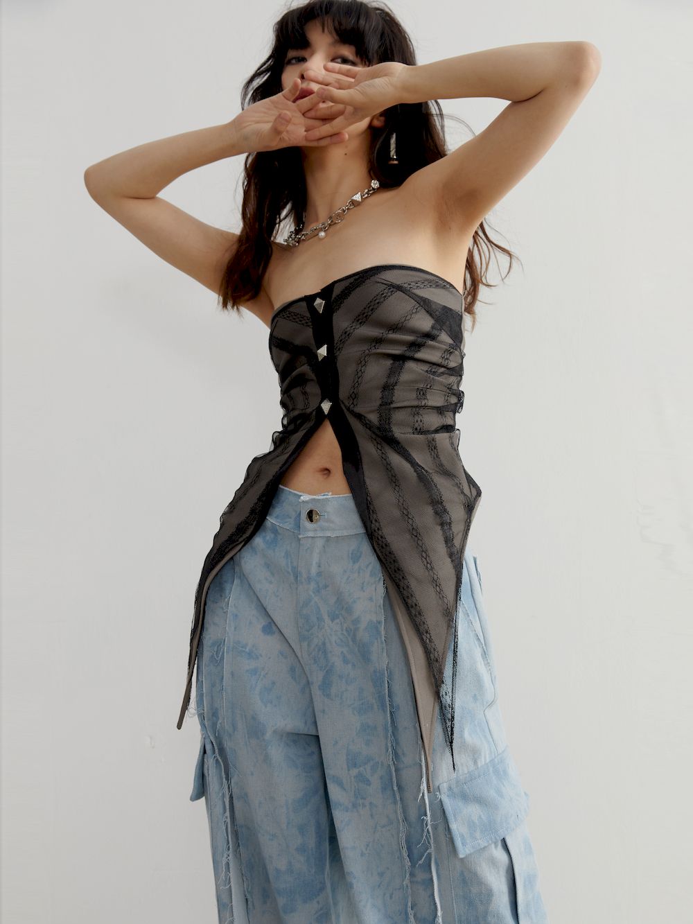 Triangle Nich Chici Crop Top - chiclara