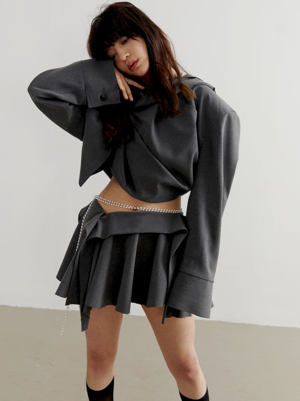 Elevate Hoodie: Stylish Loose Cropped Tops - chiclara