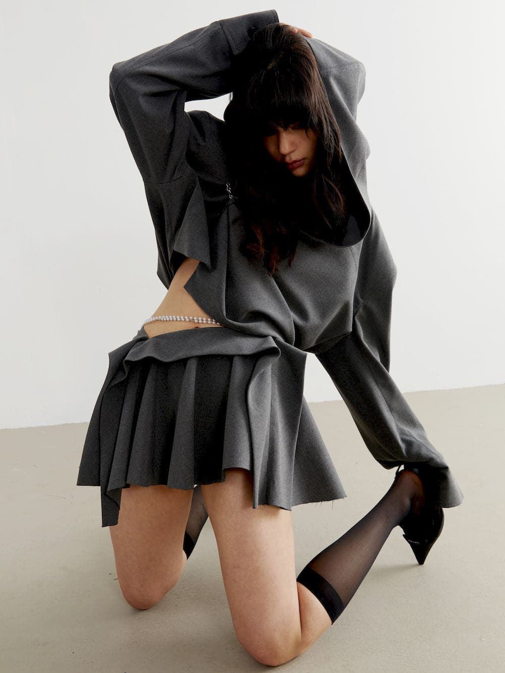 Elevate Hoodie: Stylish Loose Cropped Tops - chiclara