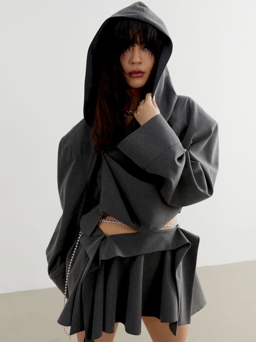Elevate Hoodie: Stylish Loose Cropped Tops - chiclara