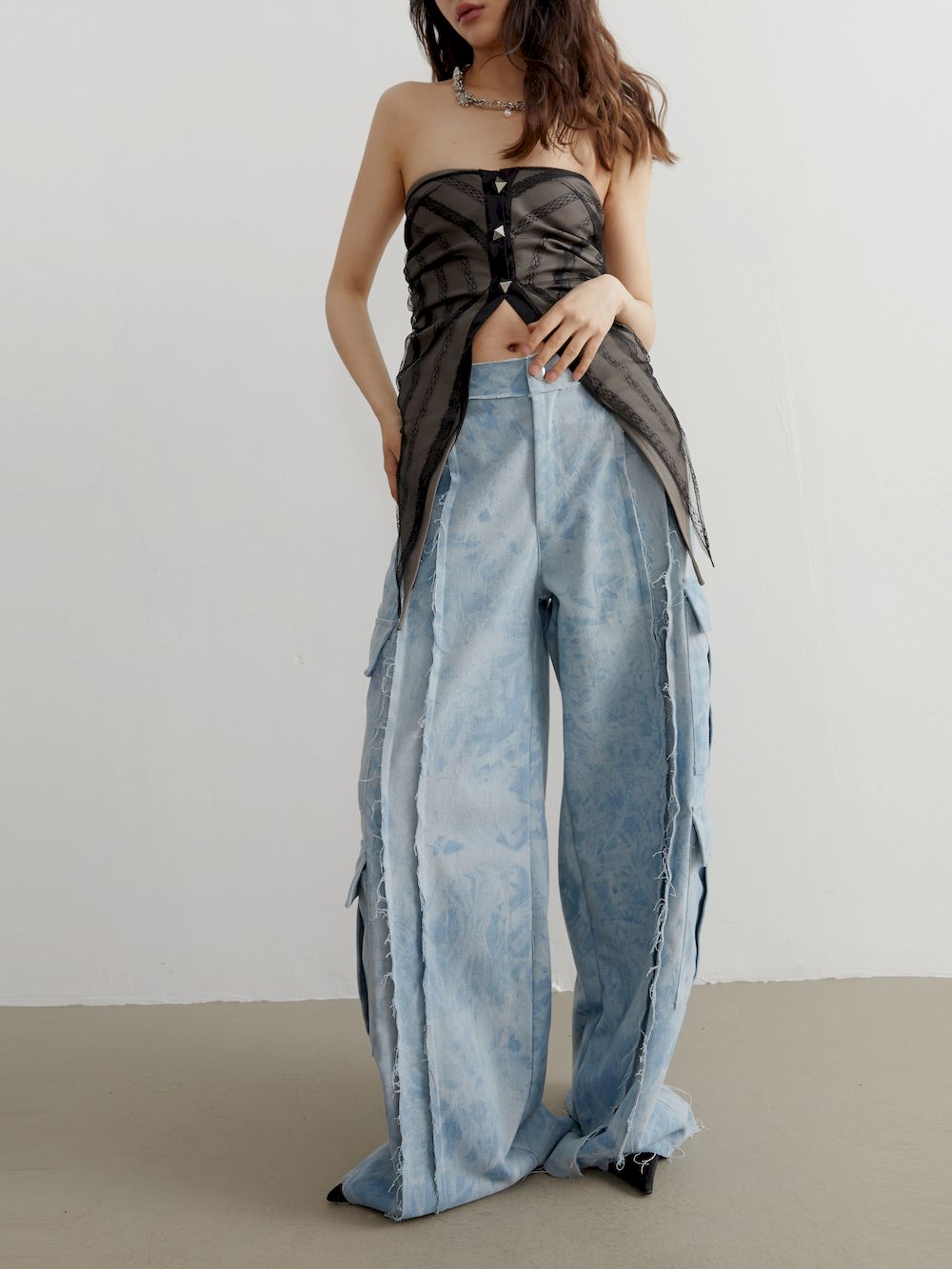 Triangle Nich Chici Crop Top - chiclara