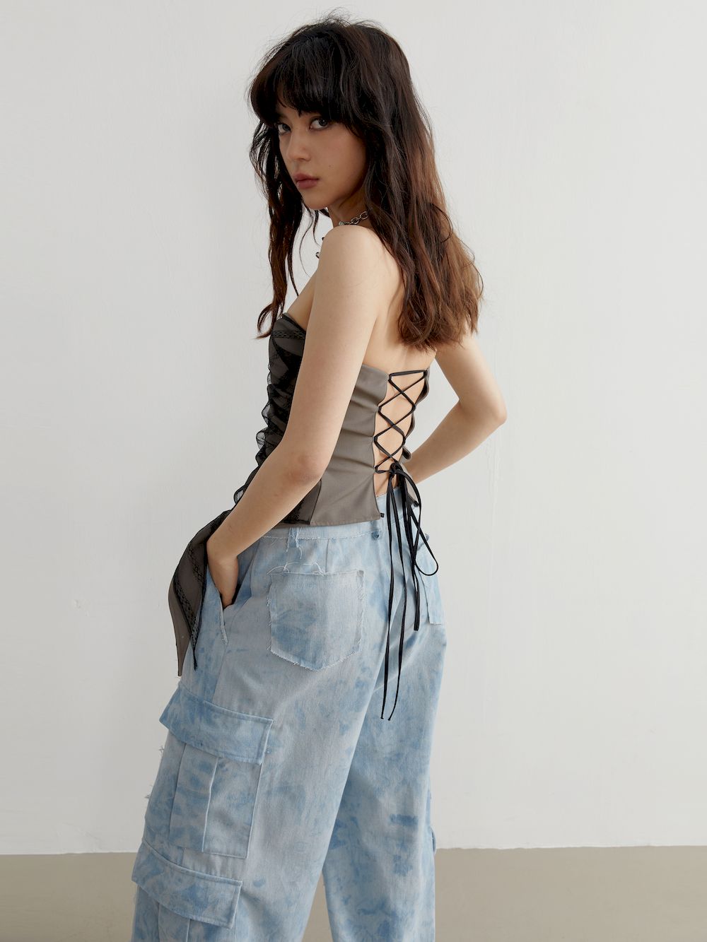 Triangle Nich Chici Crop Top - chiclara