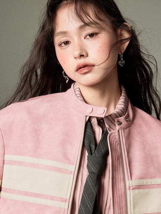 Borderline Leather Jacket - chiclara