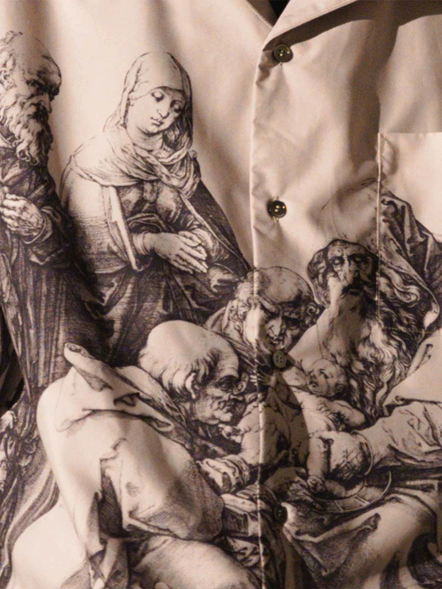 Saint Son Graphic Print Tee - chiclara