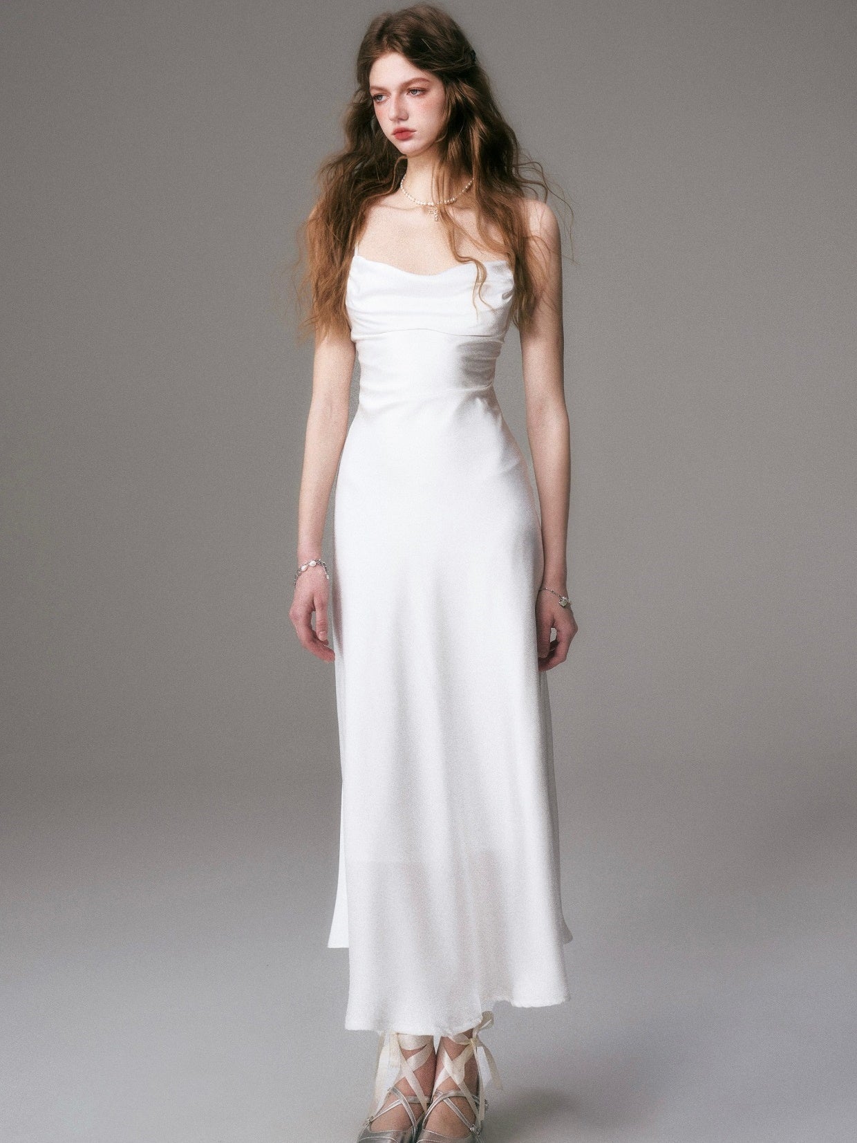 Elegant Swing Sling Maxi Dress - chiclara