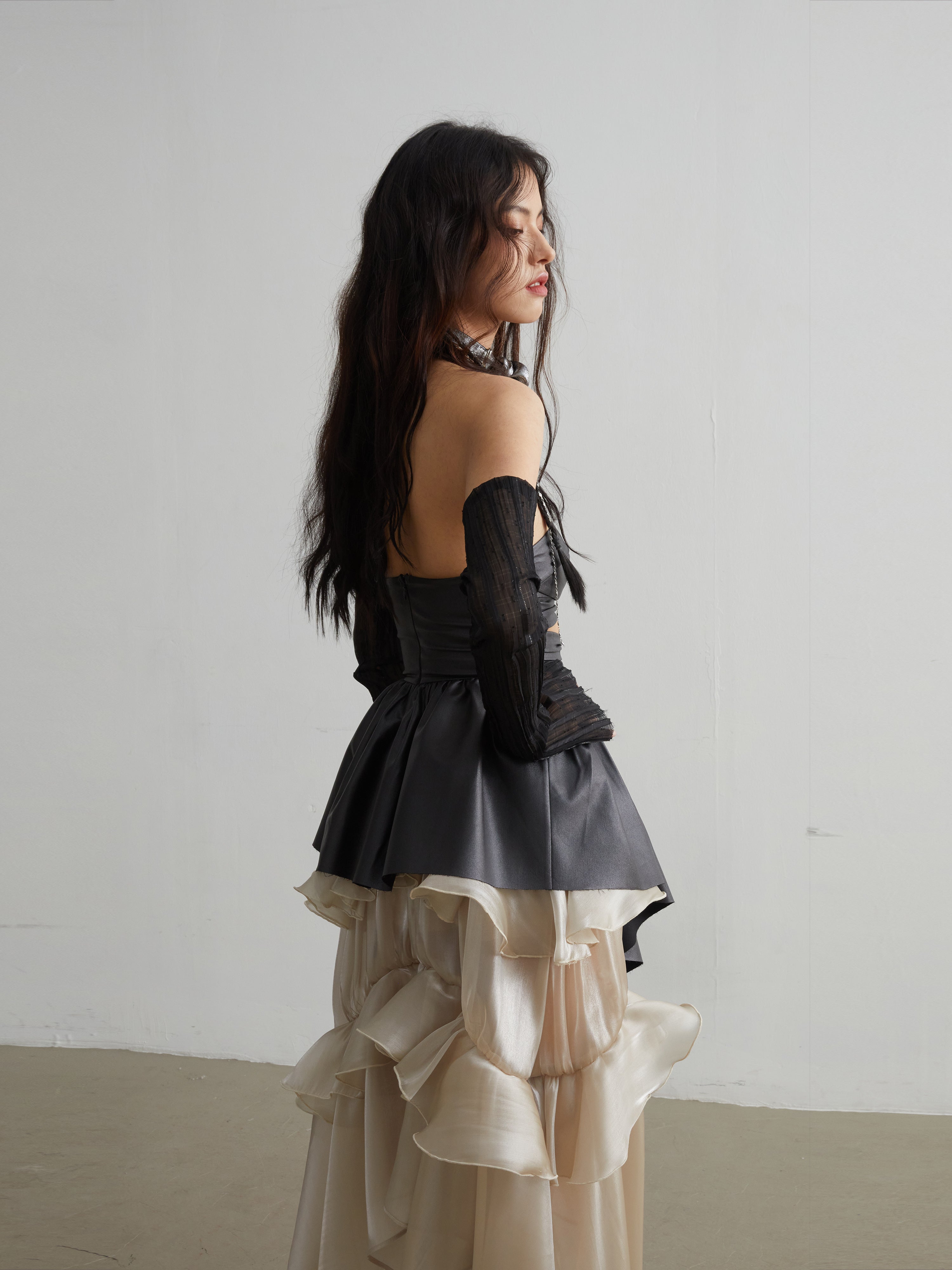 Elegant Goldfish Ruffle Skirt - chiclara