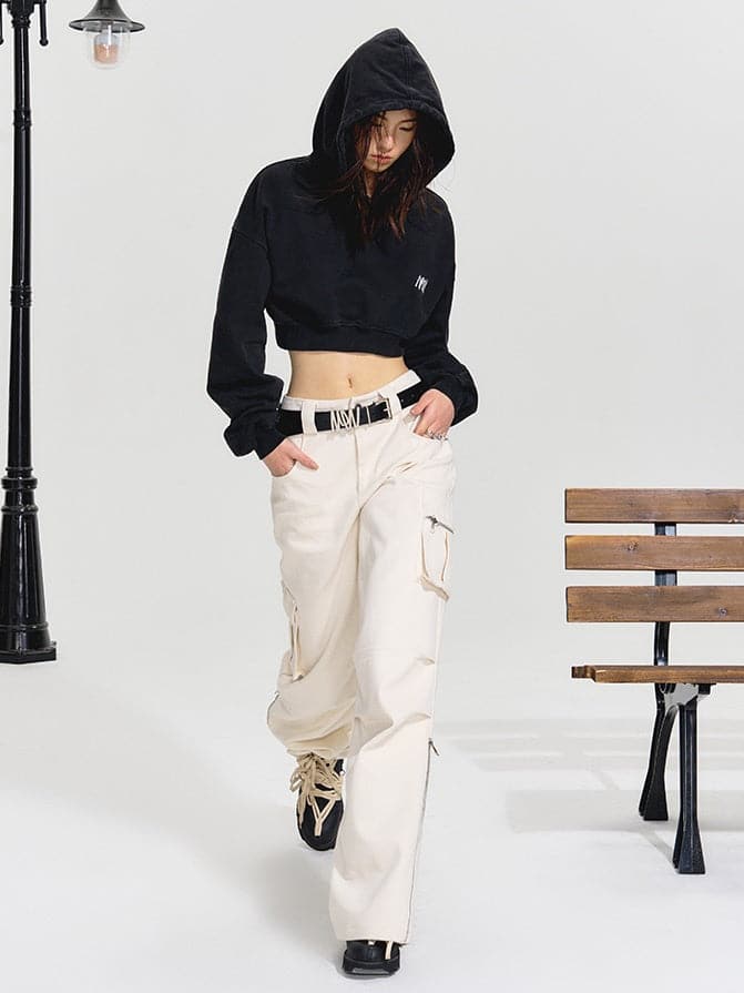 High Waist Straight Leg Pants - chiclara