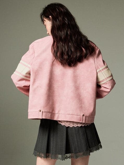 Borderline Leather Jacket - chiclara