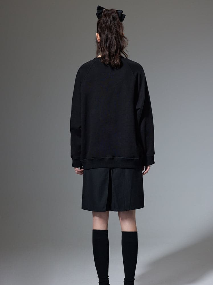 Embroidered Puppy Sweatshirt - chiclara