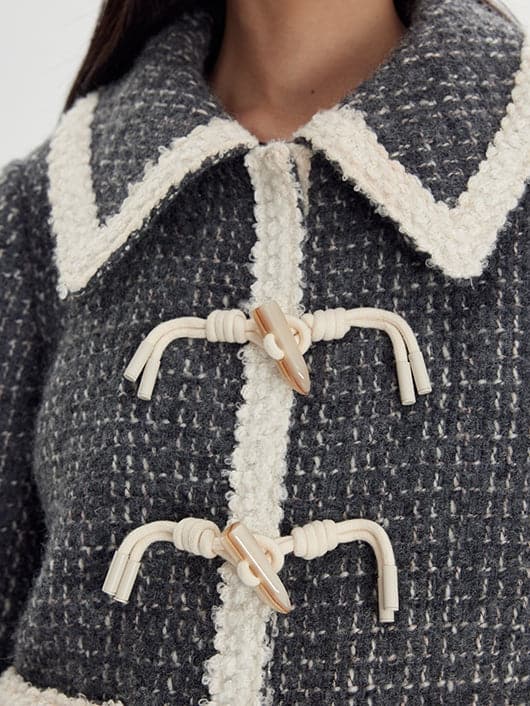 Small Incense Jacket & Skirt With Horn Buckle - chiclara