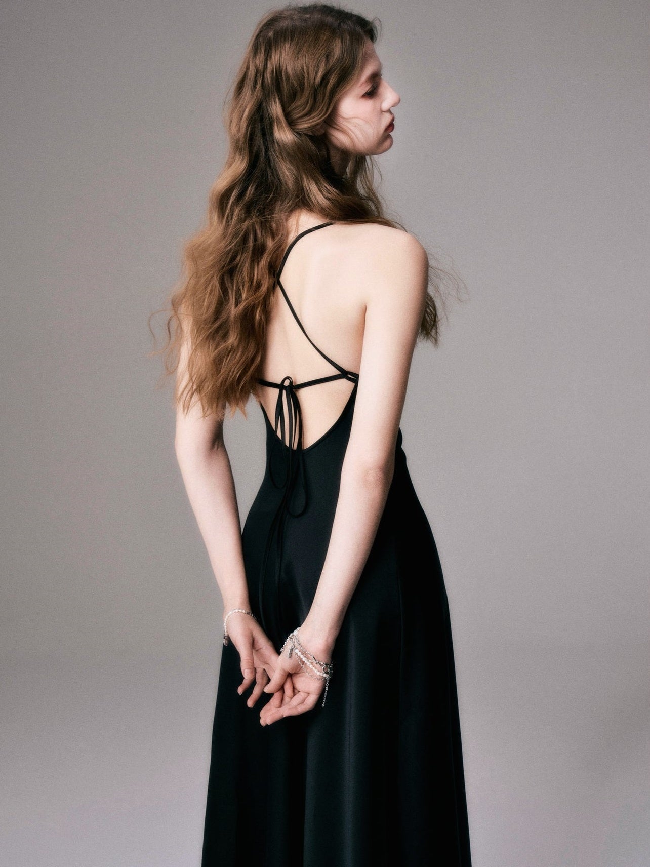 Elegant Swing Sling Maxi Dress - chiclara