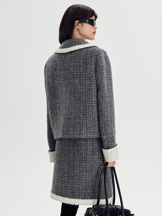 Small Incense Jacket & Skirt With Horn Buckle - chiclara