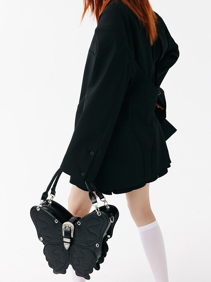 Three-Dimensional Punk Butterfly Shape Bag - chiclara