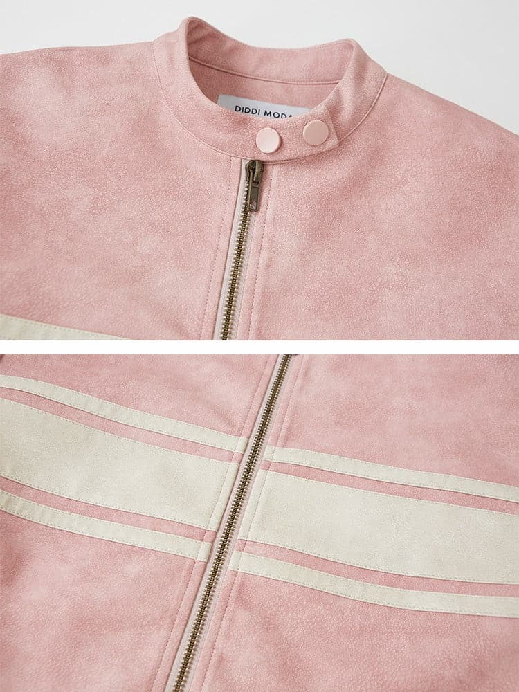 Borderline Leather Jacket - chiclara