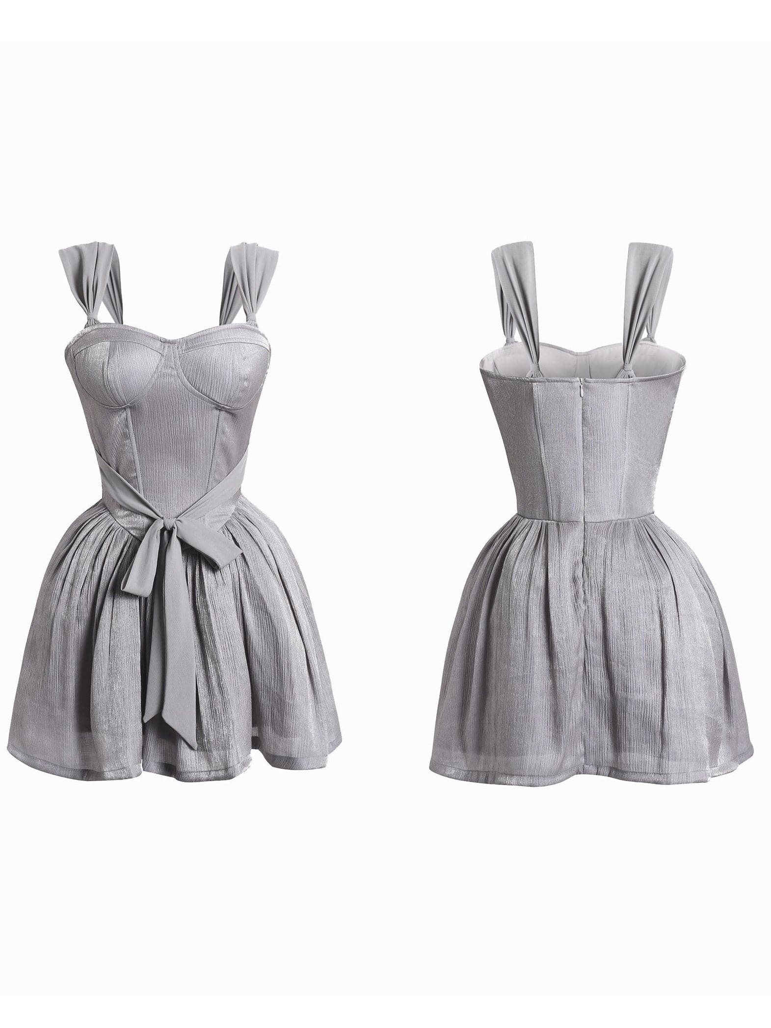 Elegant French Sleeve Tutu Dress - chiclara