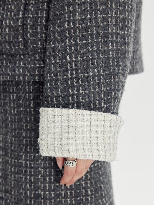Small Incense Jacket & Skirt With Horn Buckle - chiclara