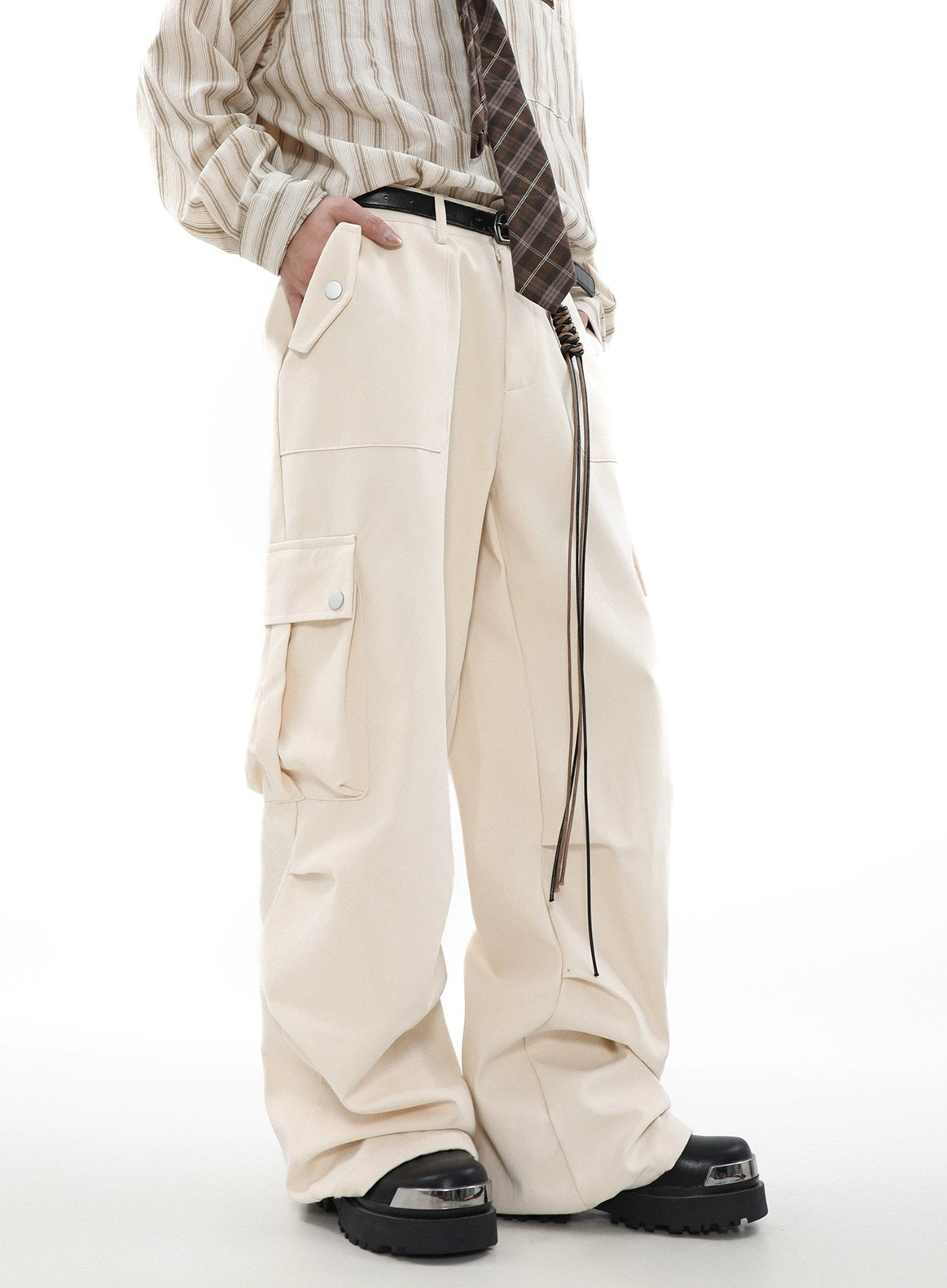 Utility Wide Work Pants - chiclara