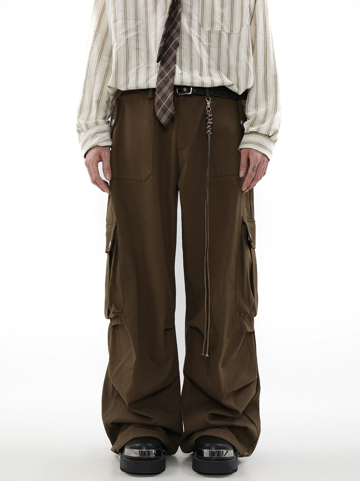 Utility Wide Work Pants - chiclara