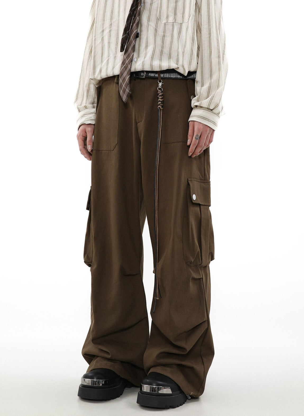 Utility Wide Work Pants - chiclara