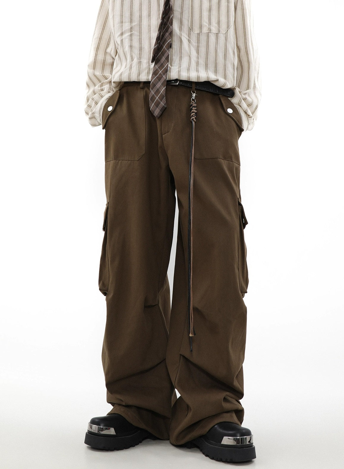 Utility Wide Work Pants - chiclara