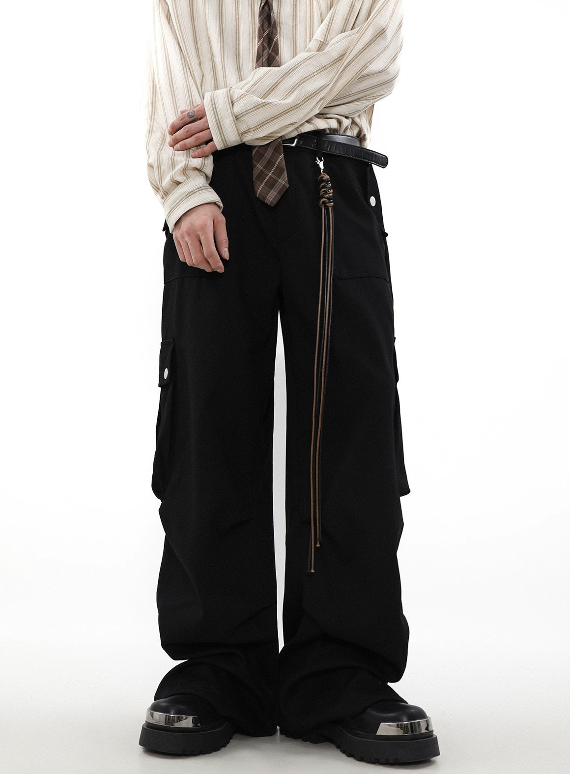 Utility Wide Work Pants - chiclara