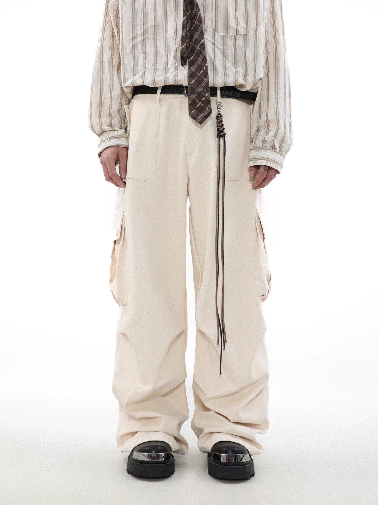 Utility Wide Work Pants - chiclara