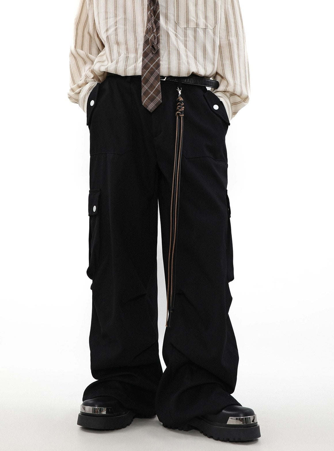 Utility Wide Work Pants - chiclara