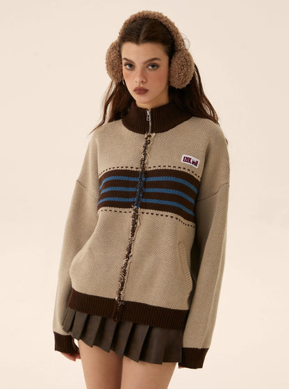 Alpine Retro Zip Sweater