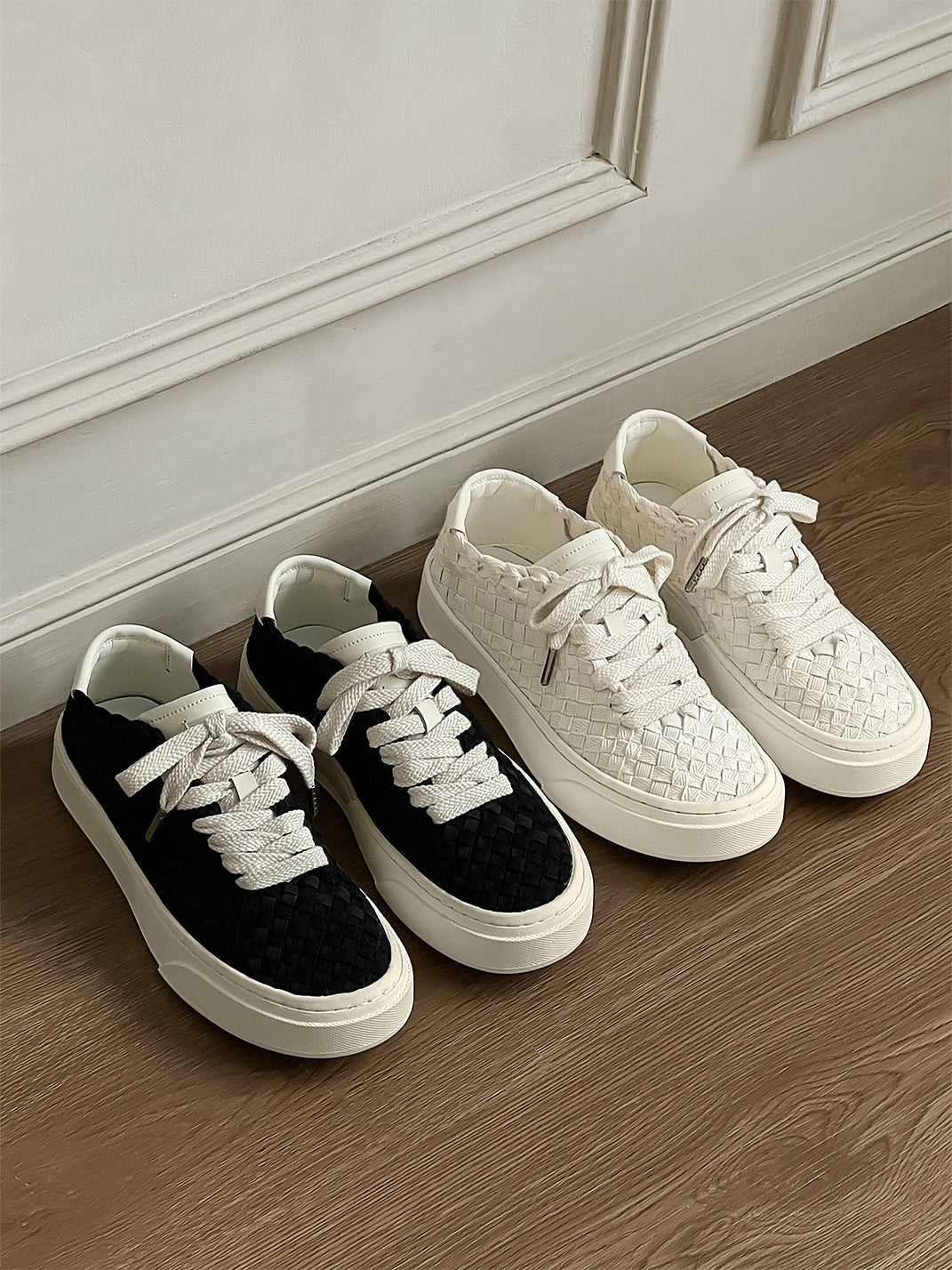 Woven Platform Shoes