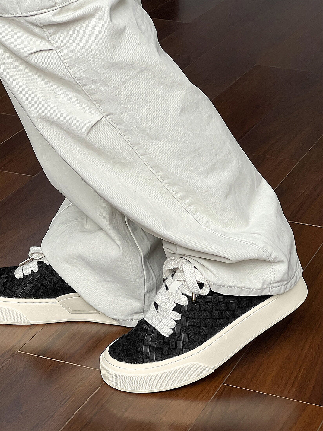 Woven Platform Shoes