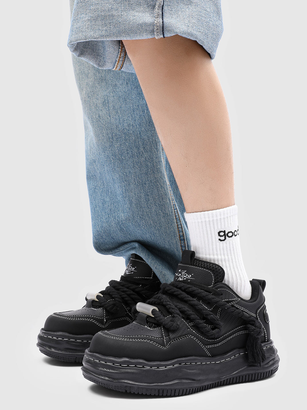 7CM Wavy Sole Chunky Sneakers