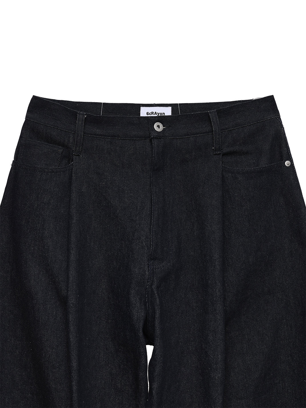 11.3oz Indigo Blue Non-Fade Wide-Leg Baggy Denim Pants