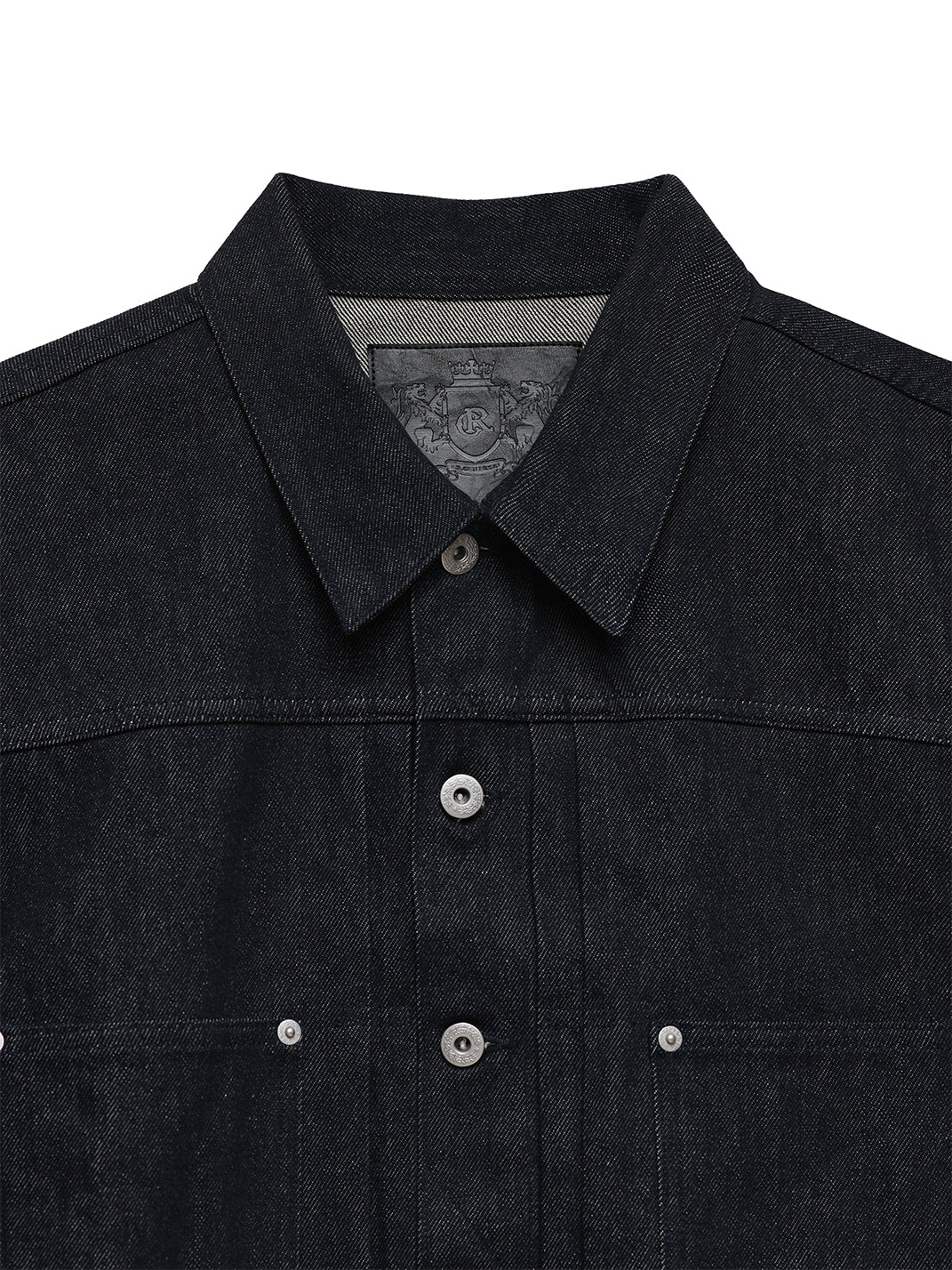 11.3oz Indigo Blue Non-Fade Short Denim Jacket