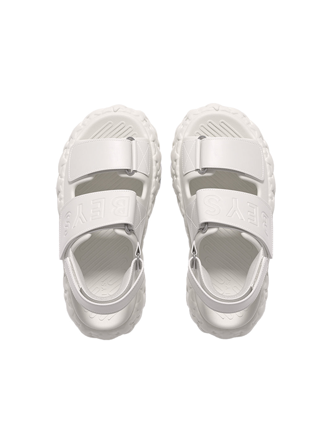 White Chunky Star Sandals