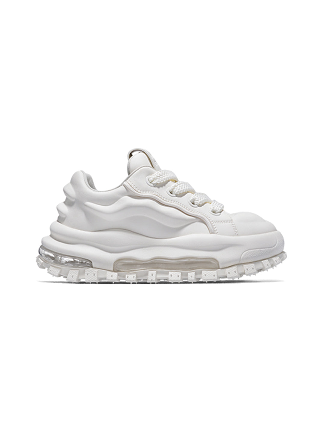 Black Water-Walk Chunky Sneakers